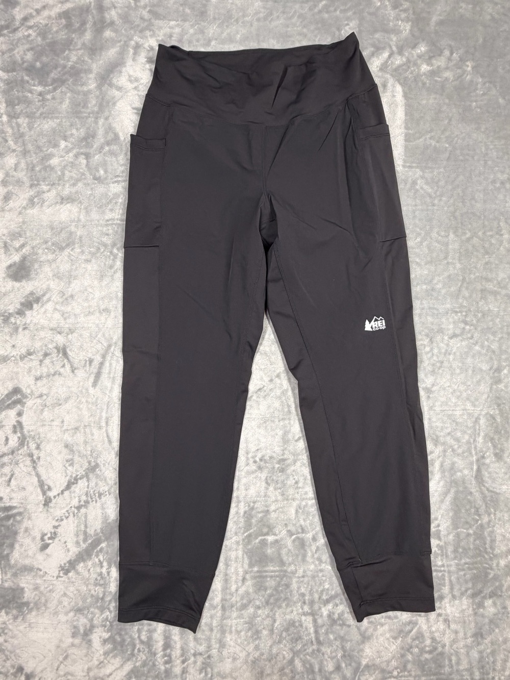 REI Black Athletic Joggers with Side Pockets